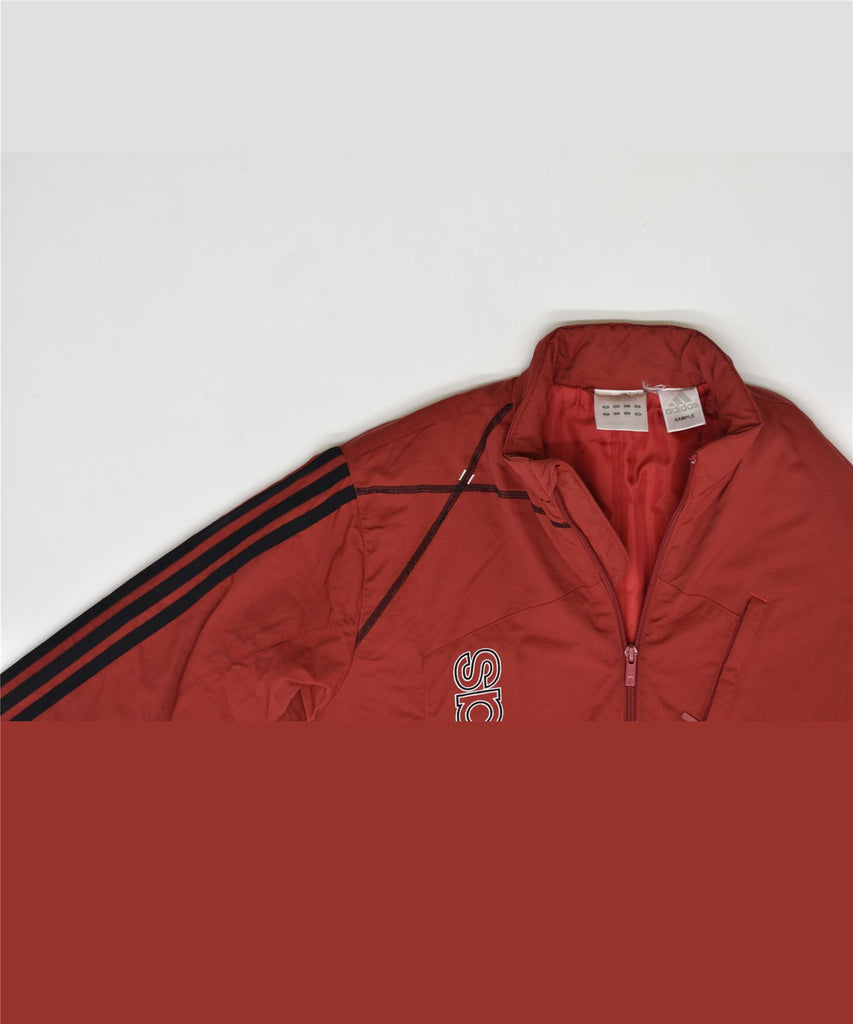 ADIDAS Boys Windbreaker Jacket 11-12 Years Red Polyamide | Vintage | Thrift | Second-Hand | Used Clothing | Messina Hembry 