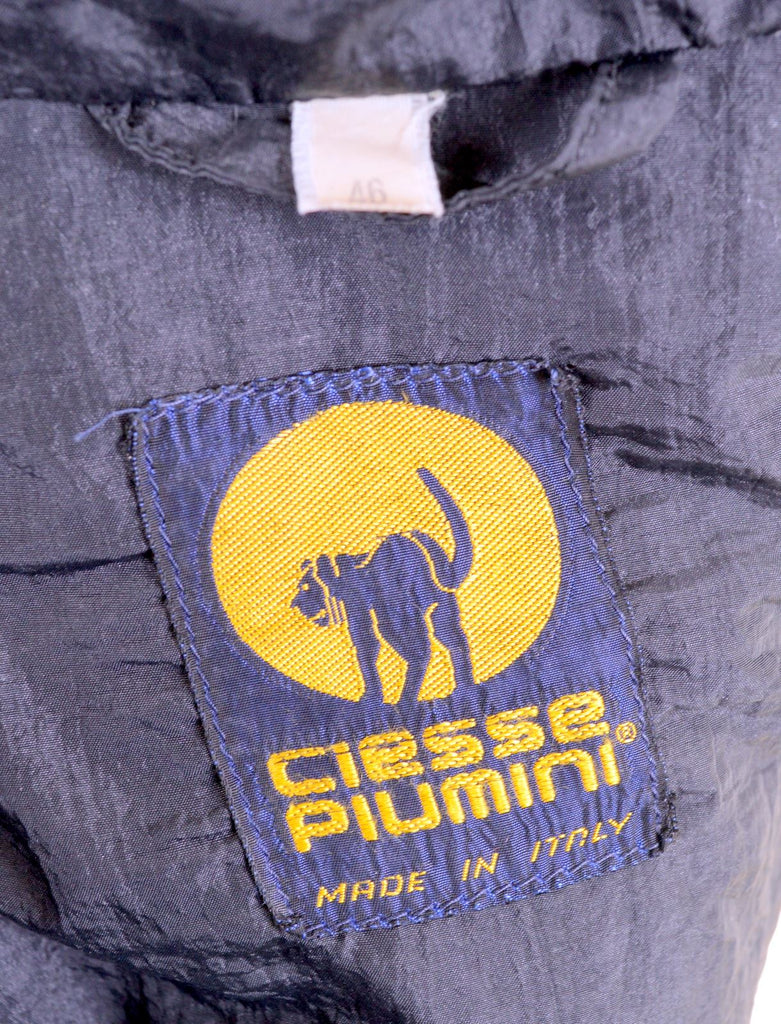 CIESSE PIUMINI Womens Windbreaker Jacket IT 46 Large Black Loose Fit - Used & Vintage Designer Clothing Messina Hembry