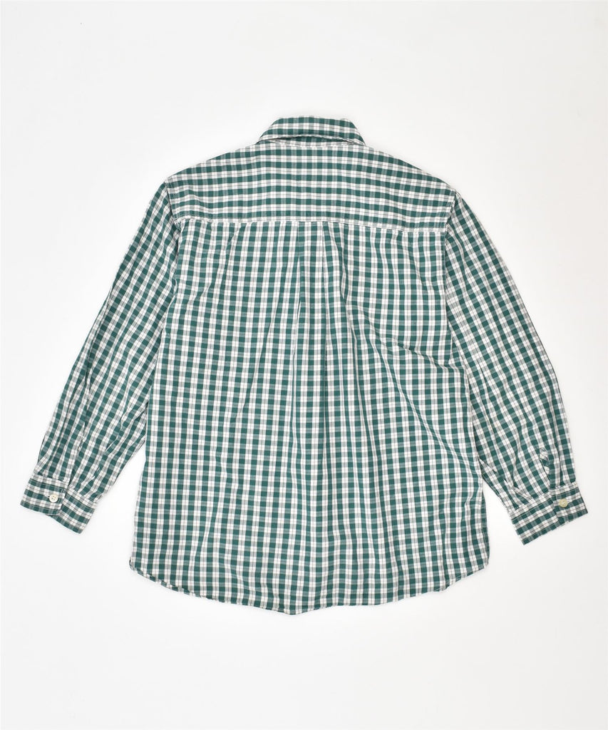 STEFANEL Boys Shirt 8-9 Years Green Check | Vintage | Thrift | Second-Hand | Used Clothing | Messina Hembry 