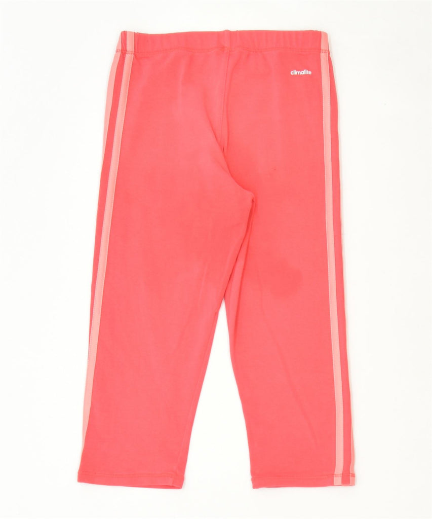 ADIDAS Girls Climalite Capri Leggings 9-10 Years Pink Sports | Vintage | Thrift | Second-Hand | Used Clothing | Messina Hembry 