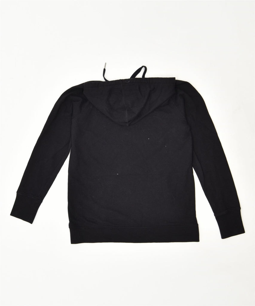 CHAMPION Womens T-Petite Hoodie Jumper UK 6 XS Black Cotton | Vintage | Thrift | Second-Hand | Used Clothing | Messina Hembry 