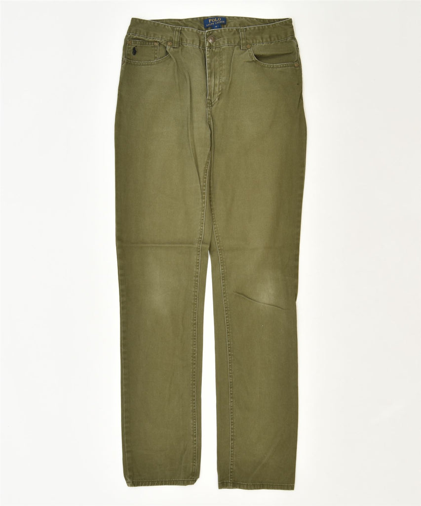 POLO RALPH LAUREN Girls Slim Casual Trousers 15-16 Years W27 L31 Khaki | Vintage | Thrift | Second-Hand | Used Clothing | Messina Hembry 