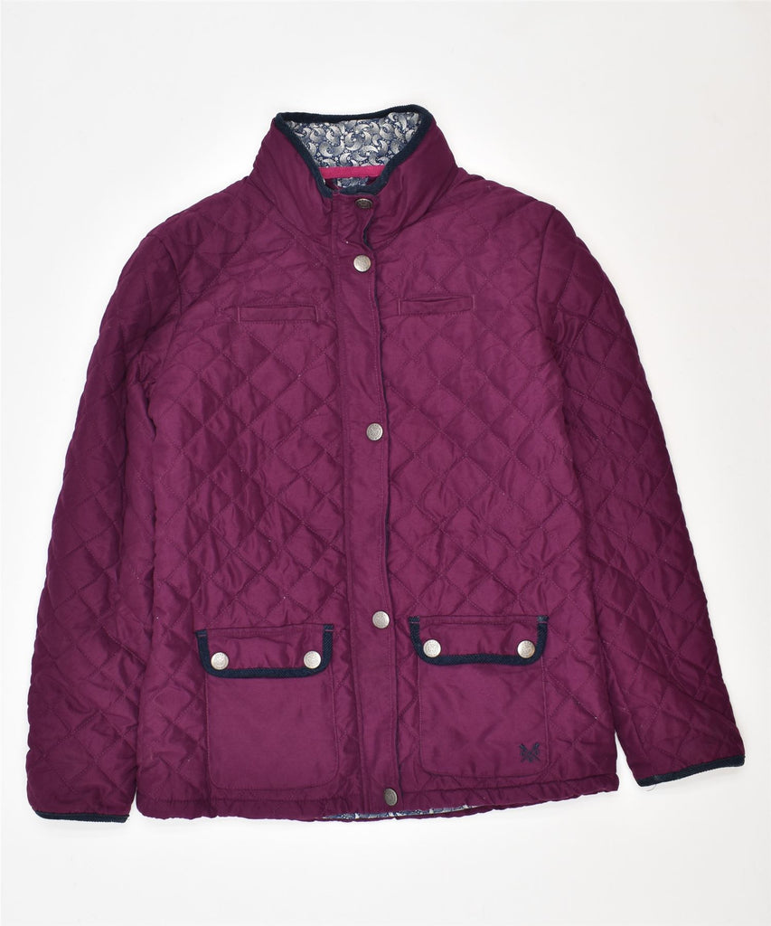 CREW CLOTHING Girls Quilted Jacket 10-11 Years Purple Polyester | Vintage | Thrift | Second-Hand | Used Clothing | Messina Hembry 