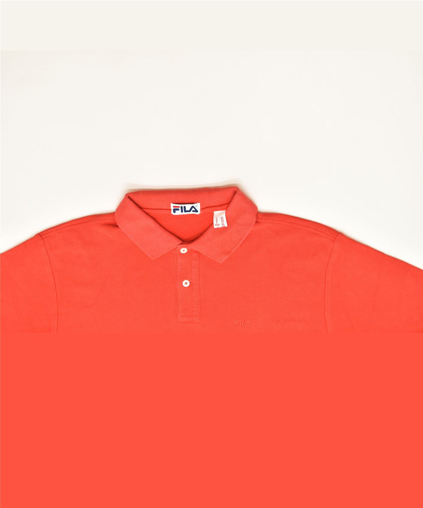 FILA Mens Polo Shirt IT 52 Large Red Cotton Sports | Vintage | Thrift | Second-Hand | Used Clothing | Messina Hembry 