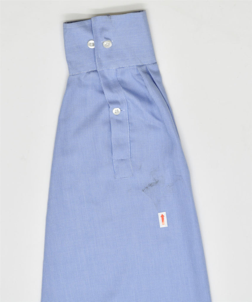 MICHAEL KORS Mens Shirt Size 17 XL Blue Cotton | Vintage | Thrift | Second-Hand | Used Clothing | Messina Hembry 