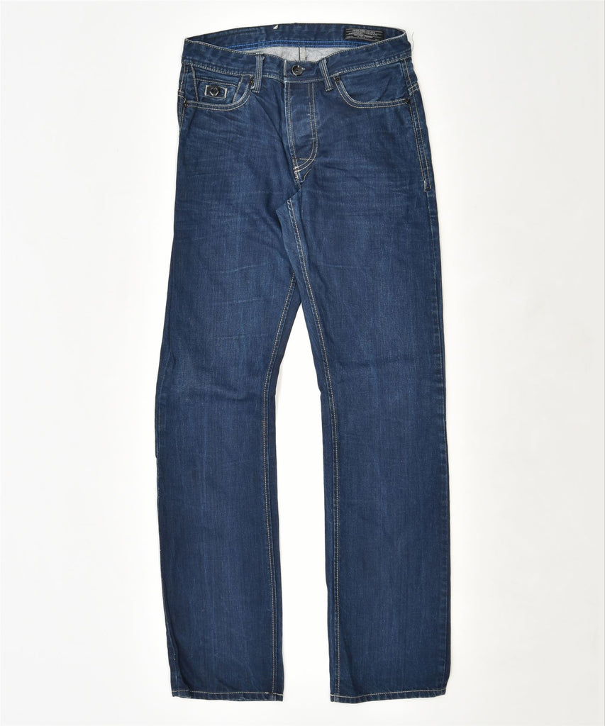 JACK & JONES Mens Straight Jeans W29 L34 Blue Cotton | Vintage | Thrift | Second-Hand | Used Clothing | Messina Hembry 