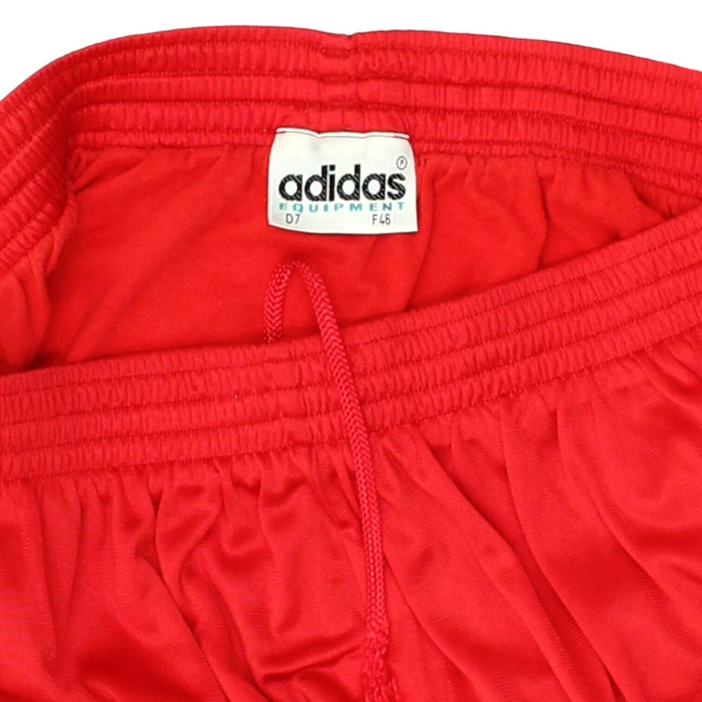 Adidas Equipment Mens Red Football Shorts | Vintage 90s Sportswear VTG | Vintage Messina Hembry | Thrift | Second-Hand Messina Hembry | Used Clothing | Messina Hembry 