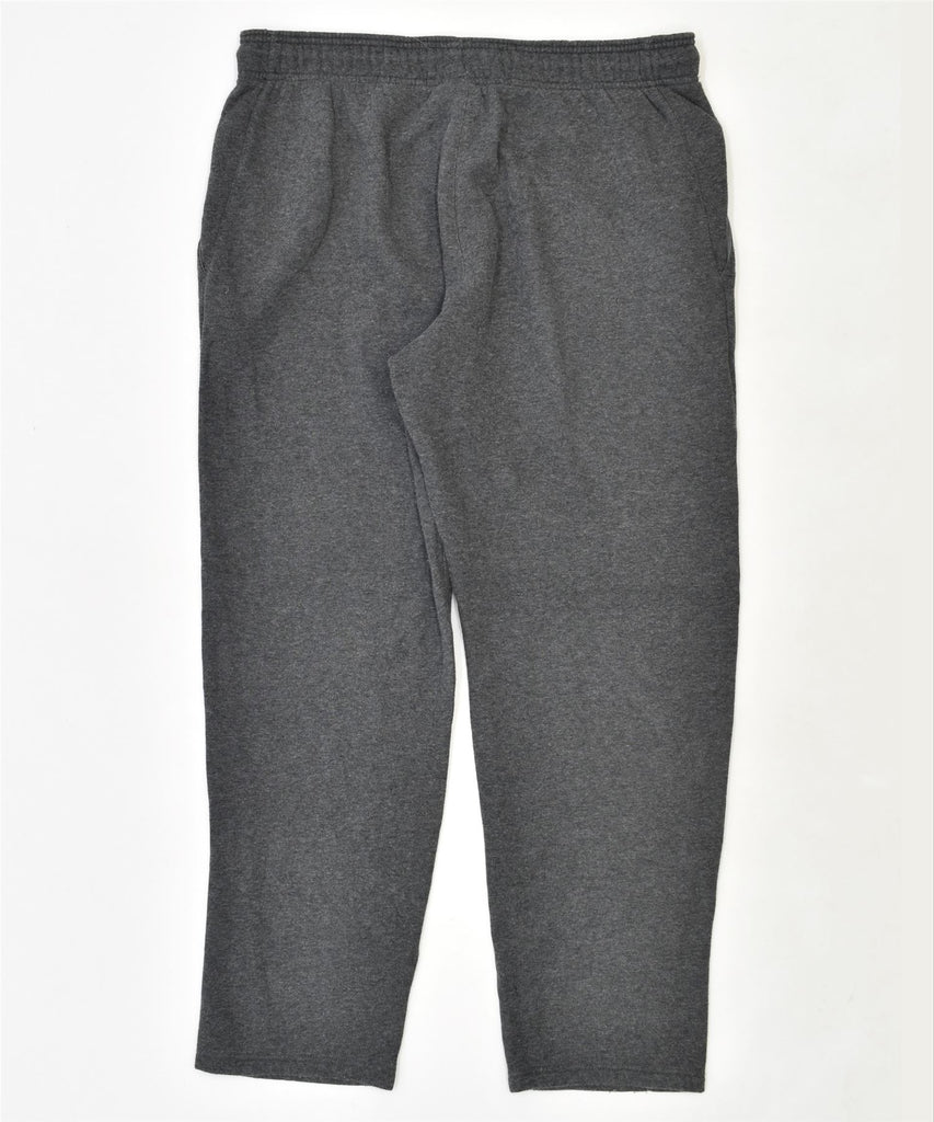 REEBOK Mens Tracksuit Trousers Large Grey Cotton | Vintage | Thrift | Second-Hand | Used Clothing | Messina Hembry 