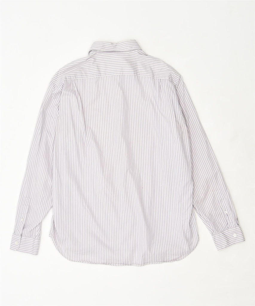 MICHAEL KORS Mens Shirt Large Pink Striped Cotton | Vintage | Thrift | Second-Hand | Used Clothing | Messina Hembry 