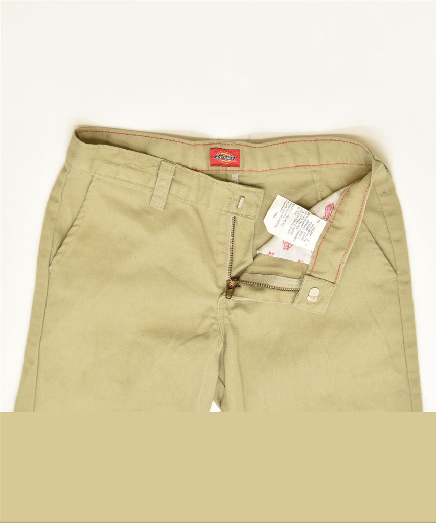 DICKIES Boys Straight Chino Trousers 6-7 Years W24 L23 Khaki Classic | Vintage | Thrift | Second-Hand | Used Clothing | Messina Hembry 