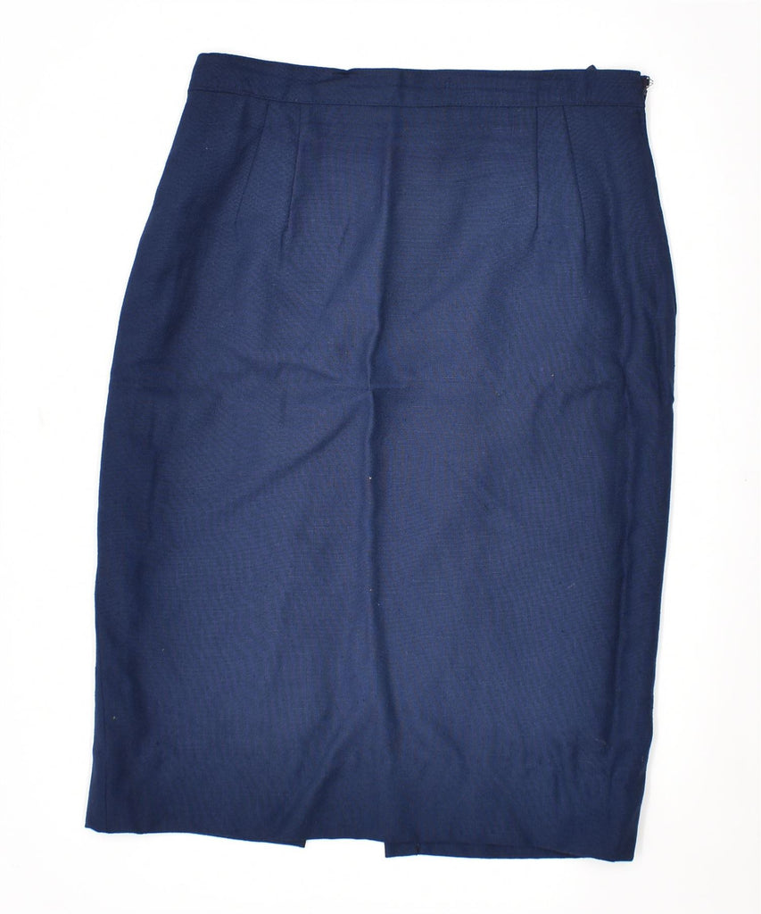 LUISA SPAGNOLI Womens Pencil Skirt W26 Small Blue | Vintage | Thrift | Second-Hand | Used Clothing | Messina Hembry 