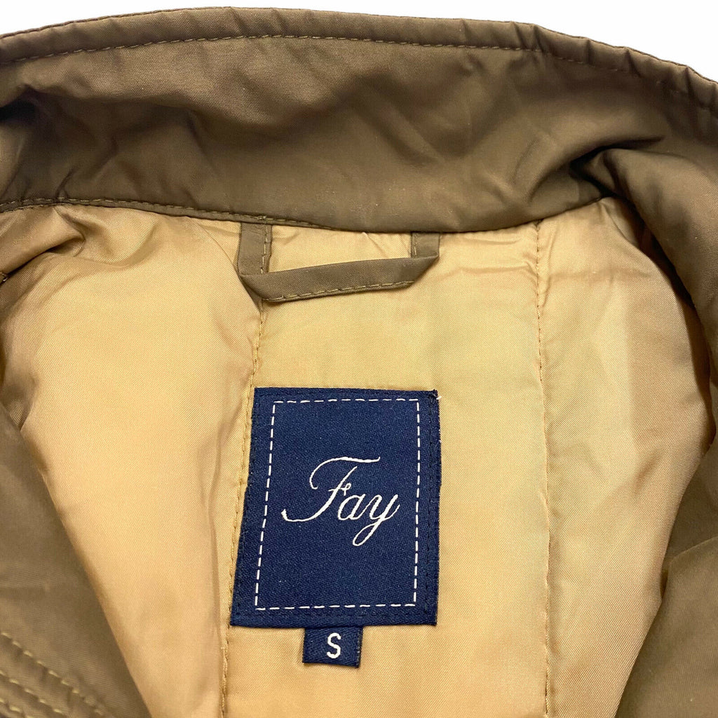 Fay Quilted Women's Polyester Jacket | Vintage Luxury High End Designer Brown | Vintage Messina Hembry | Thrift | Second-Hand Messina Hembry | Used Clothing | Messina Hembry 