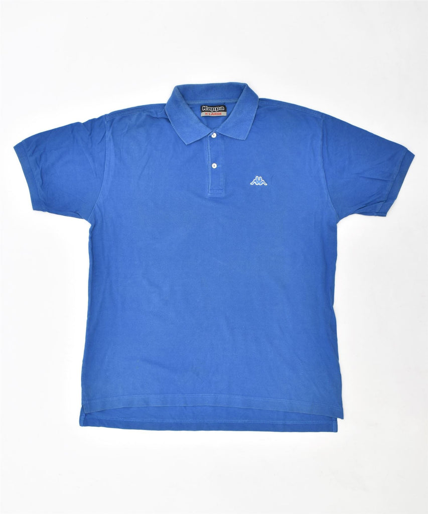 KAPPA Mens Polo Shirt XL Blue Cotton | Vintage | Thrift | Second-Hand | Used Clothing | Messina Hembry 