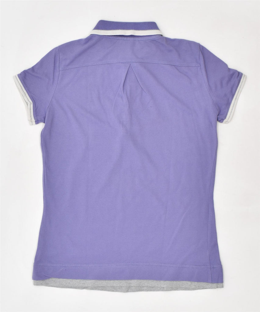 CHAMPION Womens Polo Shirt UK 12 Medium Purple | Vintage | Thrift | Second-Hand | Used Clothing | Messina Hembry 