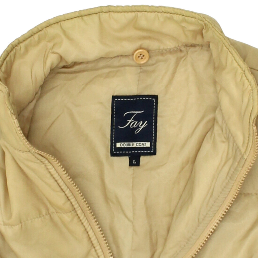 Fay Double Coat Beige Quilted Lining | Vintage High End Luxury Designer VTG | Vintage Messina Hembry | Thrift | Second-Hand Messina Hembry | Used Clothing | Messina Hembry 