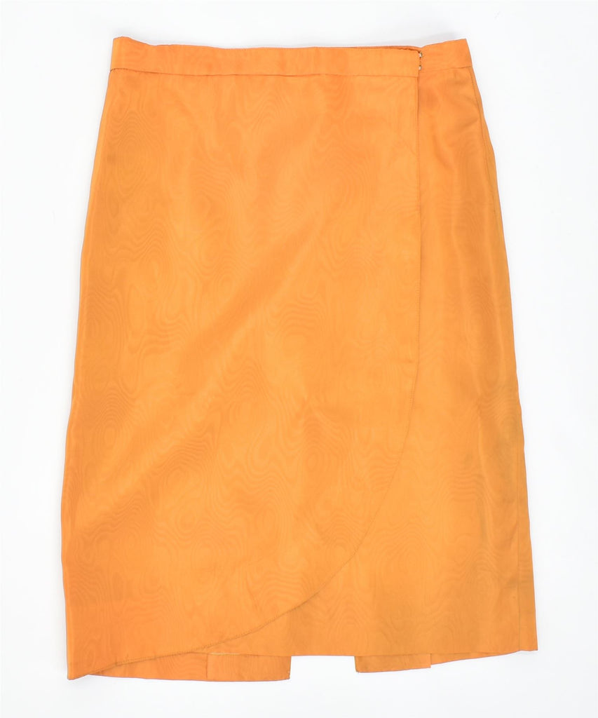 VINTAGE Womens Wrap Skirt W29 Medium Yellow | Vintage | Thrift | Second-Hand | Used Clothing | Messina Hembry 