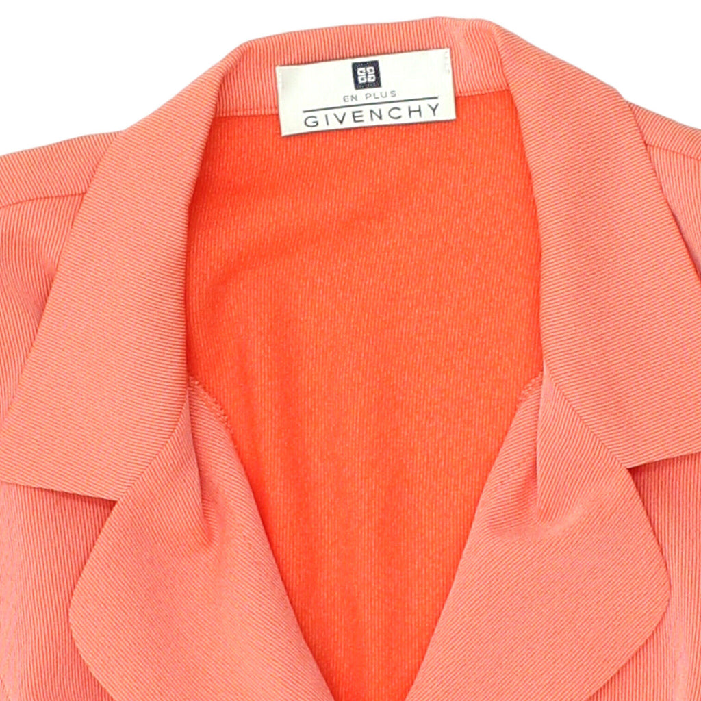 Givenchy En Plus Womens Pink Short Sleeve Blazer Jacket | Vintage Designer VTG | Vintage Messina Hembry | Thrift | Second-Hand Messina Hembry | Used Clothing | Messina Hembry 