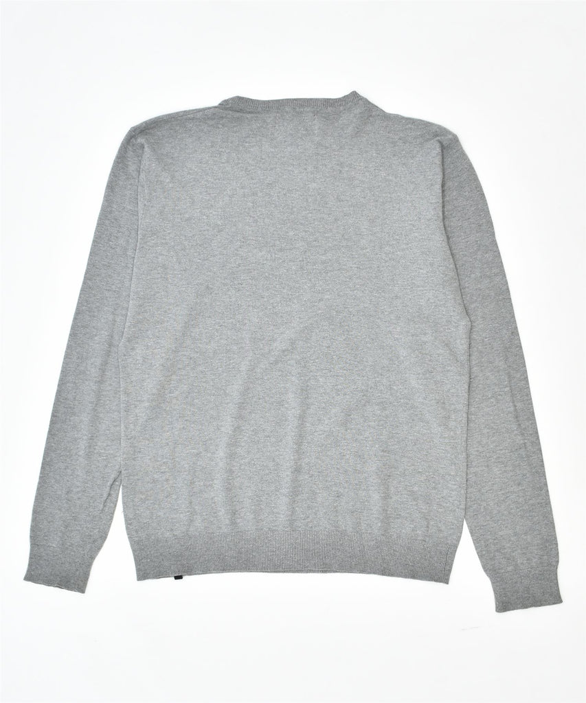 JACK & JONES Mens Crew Neck Jumper Sweater XL Grey | Vintage | Thrift | Second-Hand | Used Clothing | Messina Hembry 