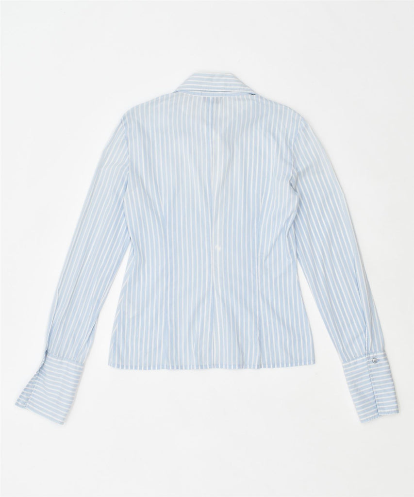 MAX & CO. Womens Formal Shirt UK 12 Medium Blue Striped | Vintage | Thrift | Second-Hand | Used Clothing | Messina Hembry 