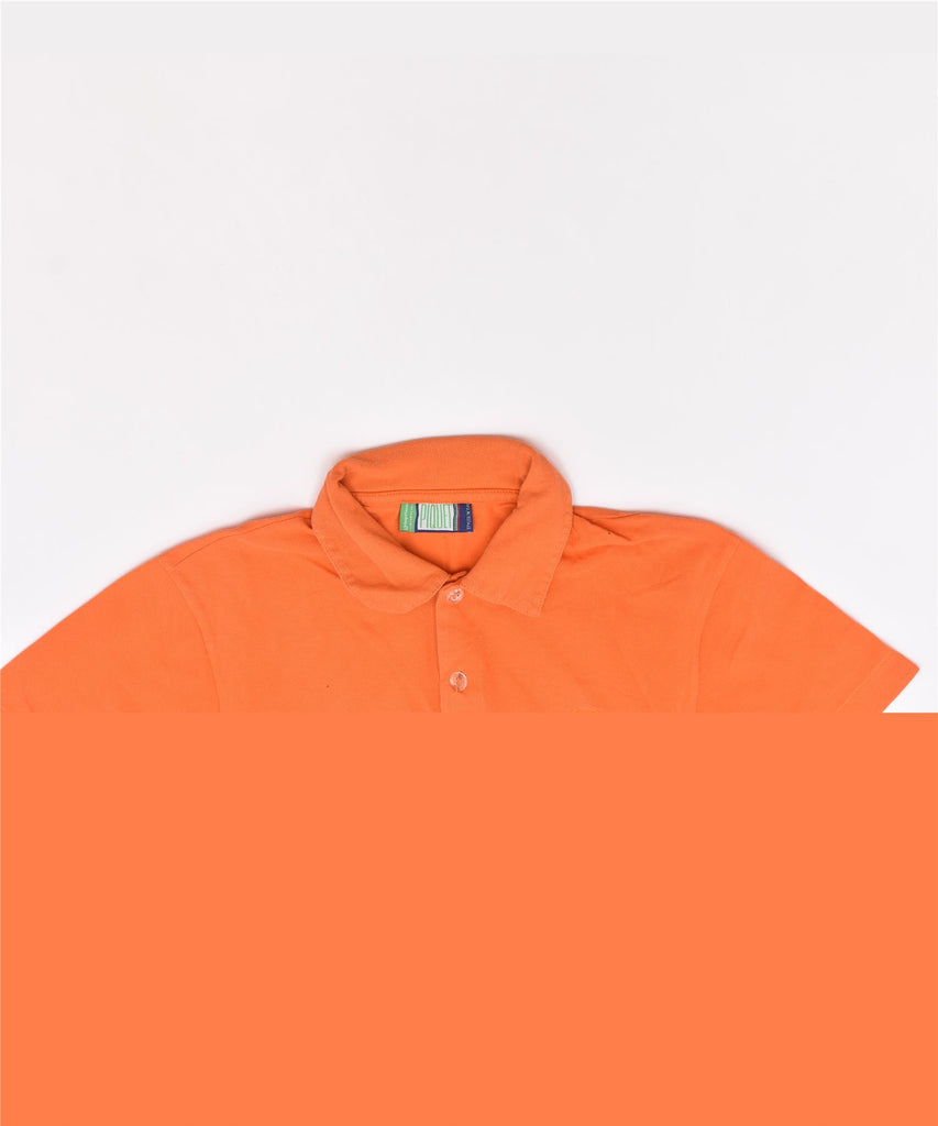 SERGIO TACCHINI Womens Polo Shirt EU 40 Medium Orange Cotton | Vintage | Thrift | Second-Hand | Used Clothing | Messina Hembry 