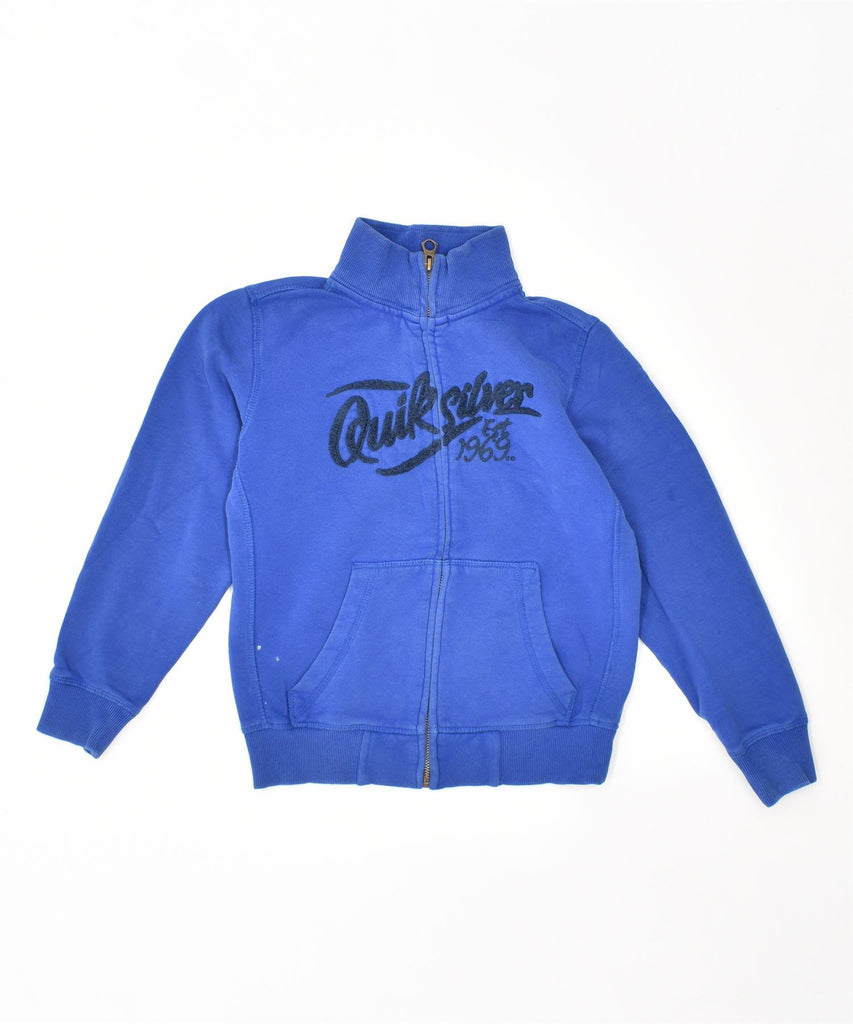 QUIKSILVER Boys Tracksuit Top Jacket 9-10 Years Blue Cotton | Vintage | Thrift | Second-Hand | Used Clothing | Messina Hembry 