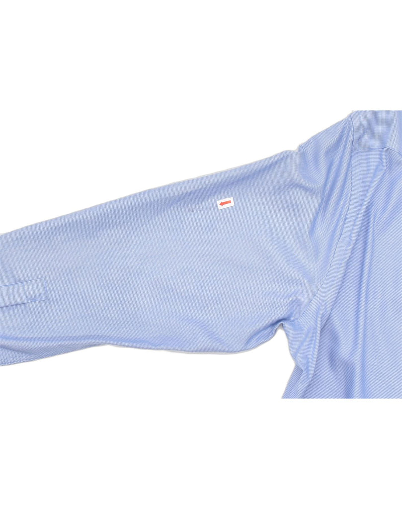 MICHAEL KORS Mens Shirt Size 16 1/2 Large Blue Cotton | Vintage | Thrift | Second-Hand | Used Clothing | Messina Hembry 