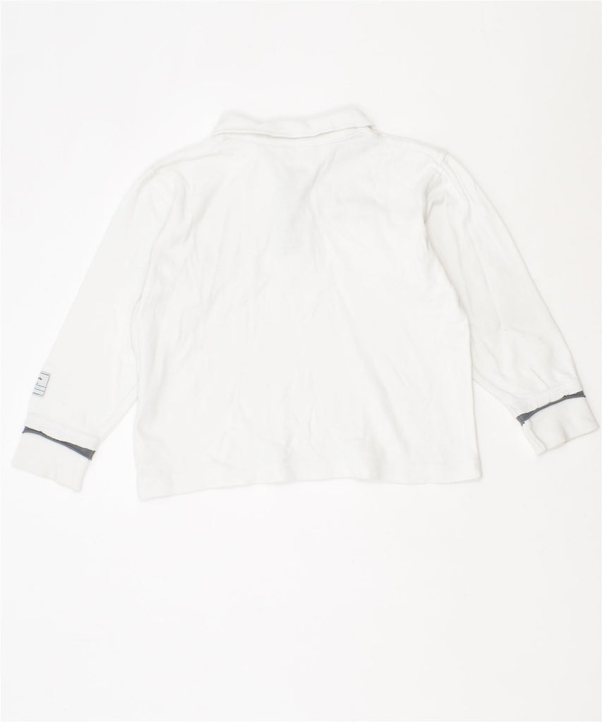 CHAMPION Boys Long Sleeve Polo Shirt 5-6 Years XS White | Vintage | Thrift | Second-Hand | Used Clothing | Messina Hembry 