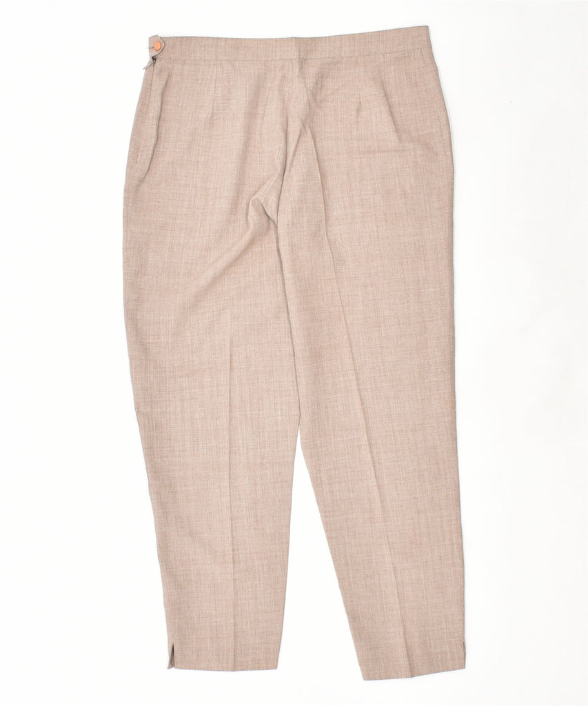 VINTAGE Womens Tapered Suit Trousers W32 L26 Beige | Vintage | Thrift | Second-Hand | Used Clothing | Messina Hembry 