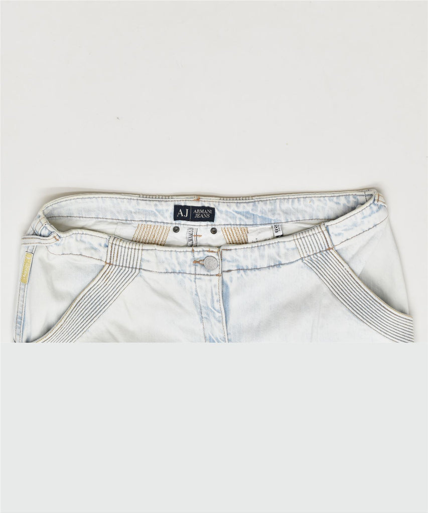 ARMANI Womens Straight Jeans W29 L31 White Cotton | Vintage | Thrift | Second-Hand | Used Clothing | Messina Hembry 