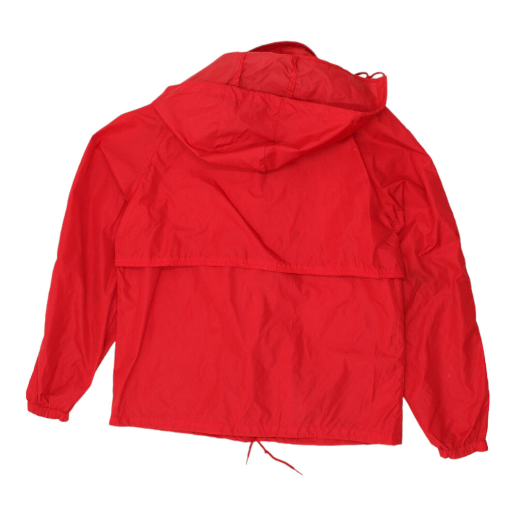 Woolrich Mens Red Lightweight Advance Security Rain Jacket | Vintage Designer | Vintage Messina Hembry | Thrift | Second-Hand Messina Hembry | Used Clothing | Messina Hembry 