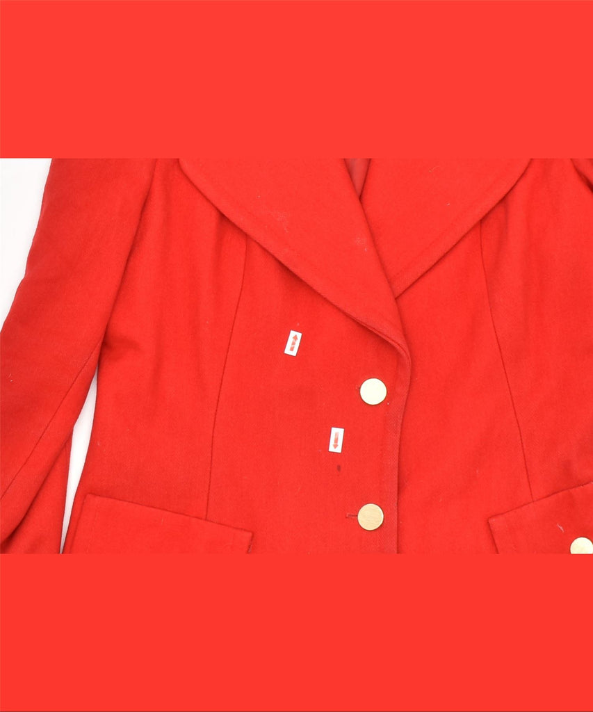 VINTAGE Womens 2 Button Blazer Jacket UK 10 Small Red | Vintage | Thrift | Second-Hand | Used Clothing | Messina Hembry 