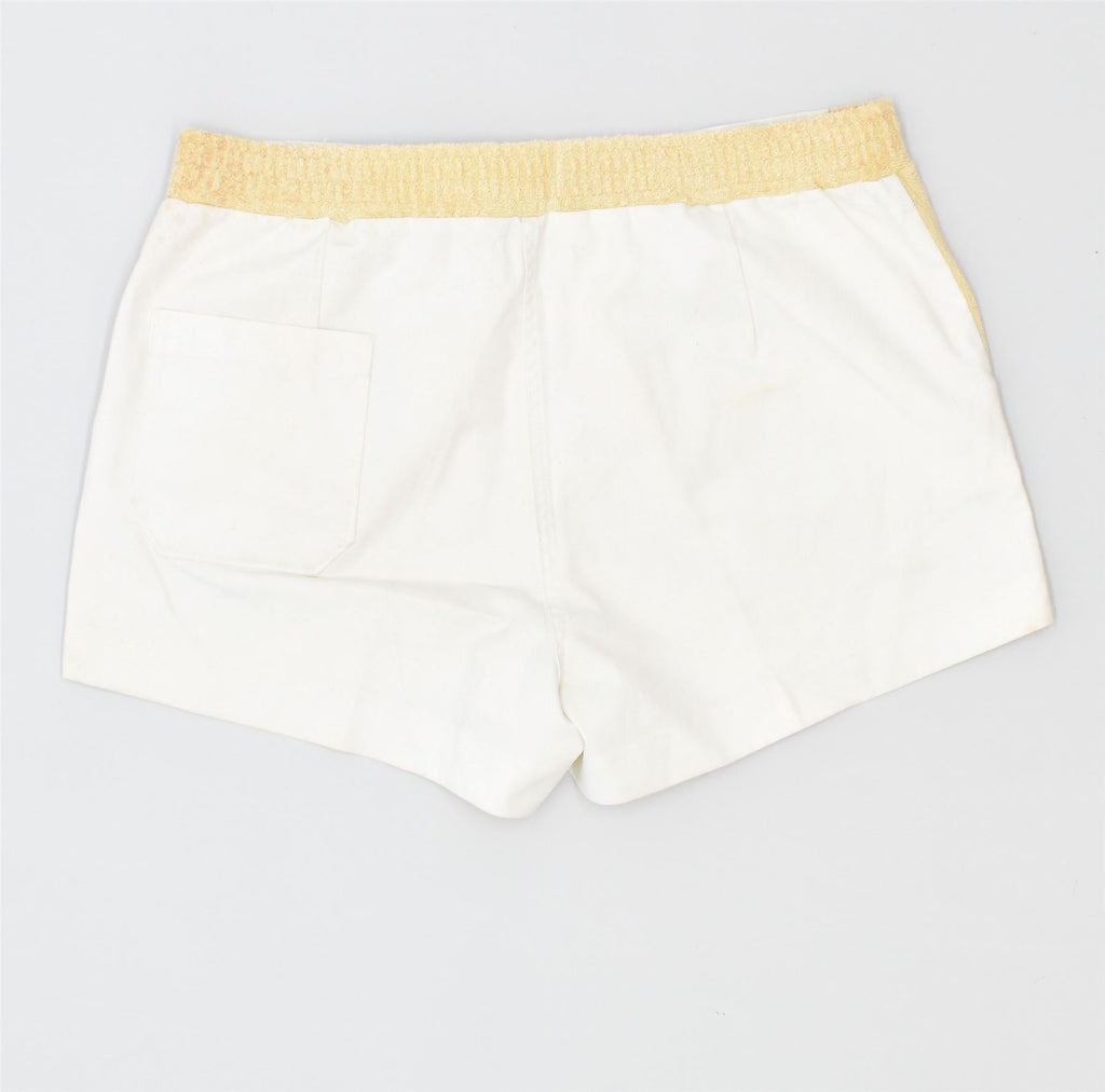 JOCKEY Womens Tenis Slim Sport Shorts XL W35 Off White Vintage | Vintage | Thrift | Second-Hand | Used Clothing | Messina Hembry 