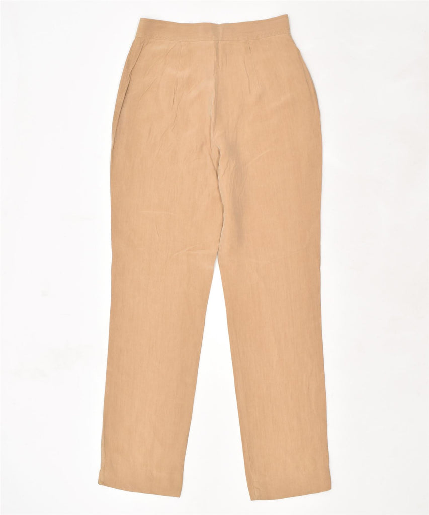 L'EQUIPE Womens Tapered Casual Trousers W28 L30 Beige | Vintage | Thrift | Second-Hand | Used Clothing | Messina Hembry 