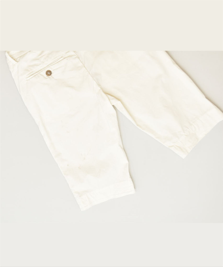 ROY ROGERS Boys Chino Shorts 7-8 Years W24 White Cotton Classic | Vintage | Thrift | Second-Hand | Used Clothing | Messina Hembry 