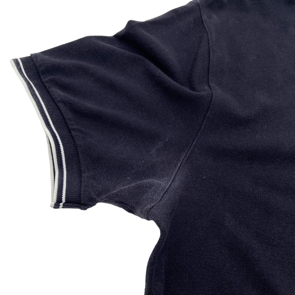 Stone Island Slim Fit Black Polo Shirt | Luxury High End Designer Large VTG | Vintage Messina Hembry | Thrift | Second-Hand Messina Hembry | Used Clothing | Messina Hembry 