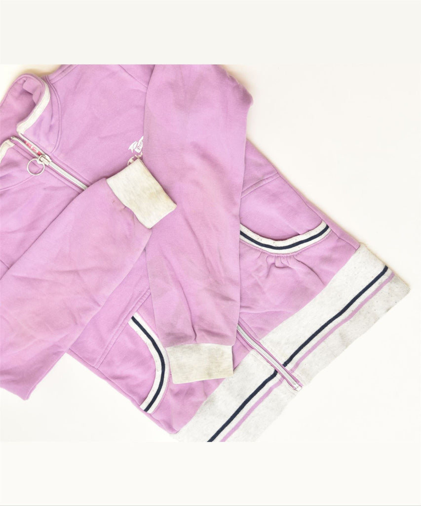 CHAMPION Girls Tracksuit Top Jacket 9-10 Years Medium Purple Cotton Sports | Vintage | Thrift | Second-Hand | Used Clothing | Messina Hembry 