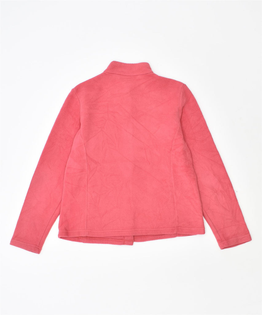 L.L.BEAN Womens Fleece Jacket UK 14 Medium Pink Polyester | Vintage | Thrift | Second-Hand | Used Clothing | Messina Hembry 
