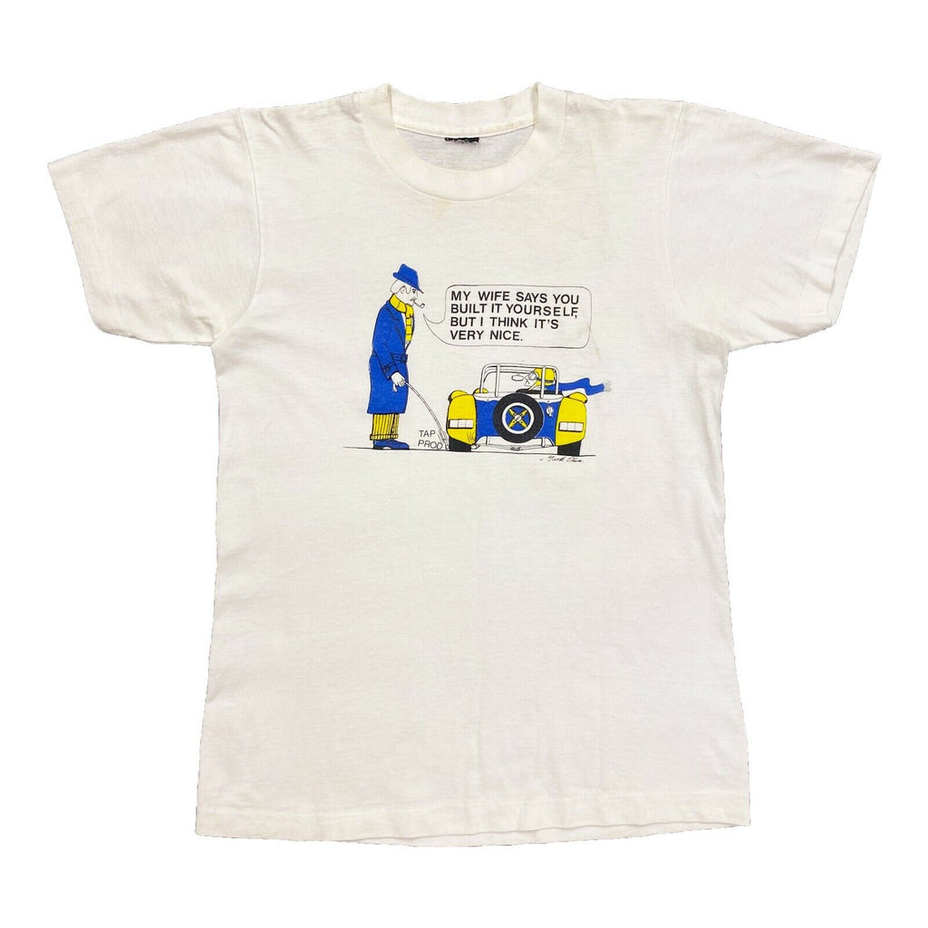 My Wife Says You Built It But I Think Its Nice Tshirt | Vintage 90s Illustration | Vintage Messina Hembry | Thrift | Second-Hand Messina Hembry | Used Clothing | Messina Hembry 