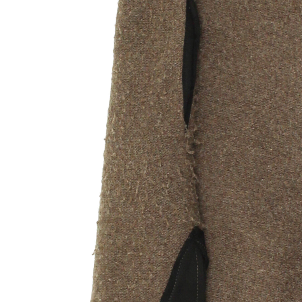 Roberto Cavalli Class Womens Long Brown Wool Knit Coat | Vintage Designer VTG | Vintage Messina Hembry | Thrift | Second-Hand Messina Hembry | Used Clothing | Messina Hembry 