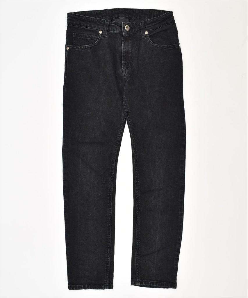 RICHMOND Boys Slim Jeans 11-12 Years W27 L25 Black Cotton | Vintage | Thrift | Second-Hand | Used Clothing | Messina Hembry 