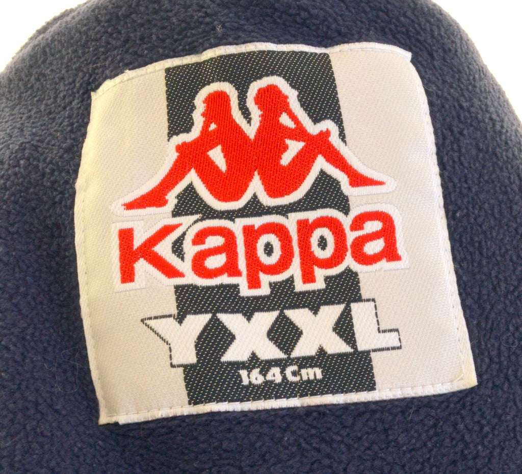 KAPPA Boys Windbreaker Jacket 13-14 Years 2XL Navy Blue Polyester | Vintage | Thrift | Second-Hand | Used Clothing | Messina Hembry 