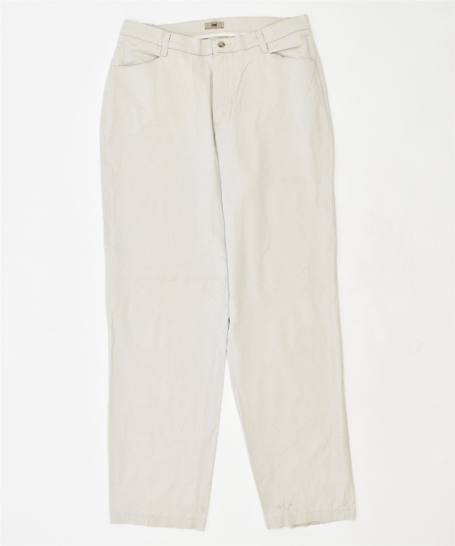 Mens white cotton trousers on sale uk