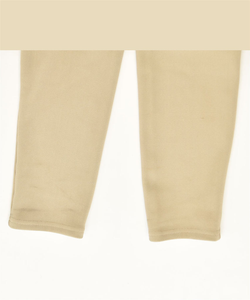 BENETTON Womens Slim Trousers Small W27 L29 Beige Polyester Classic | Vintage | Thrift | Second-Hand | Used Clothing | Messina Hembry 