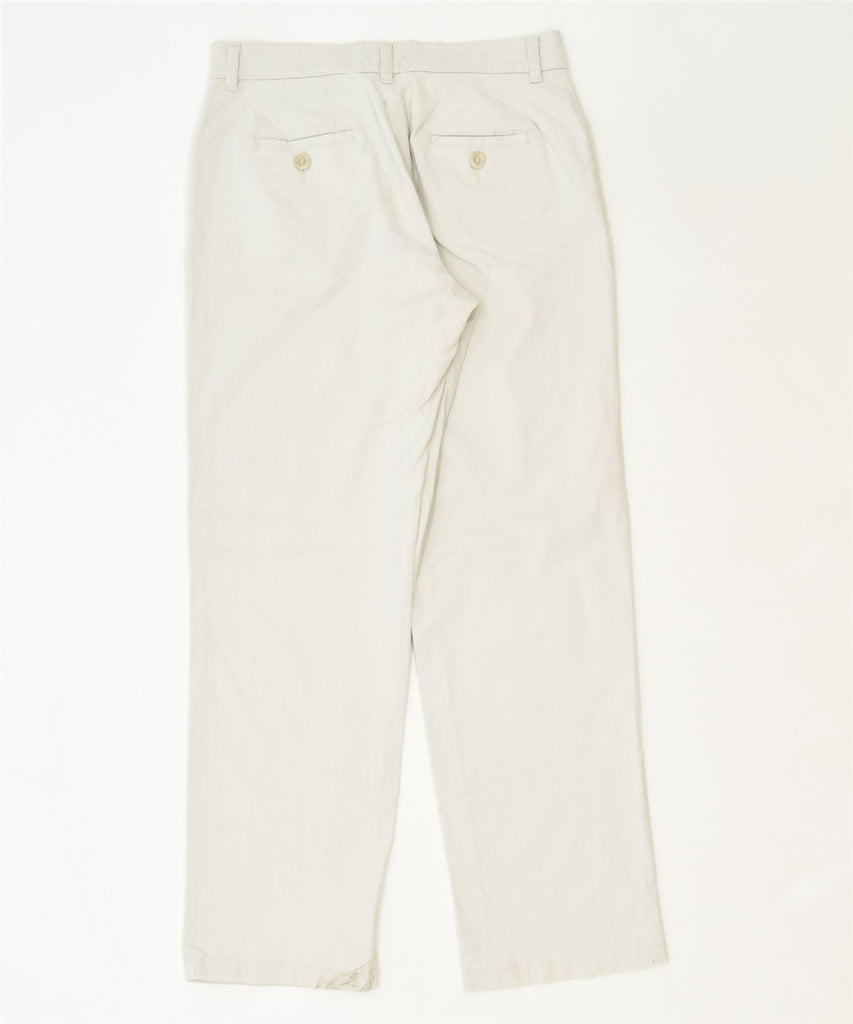 LEE Womens Straight Casual Trousers US 8 Medium W30 L31 Off White | Vintage | Thrift | Second-Hand | Used Clothing | Messina Hembry 