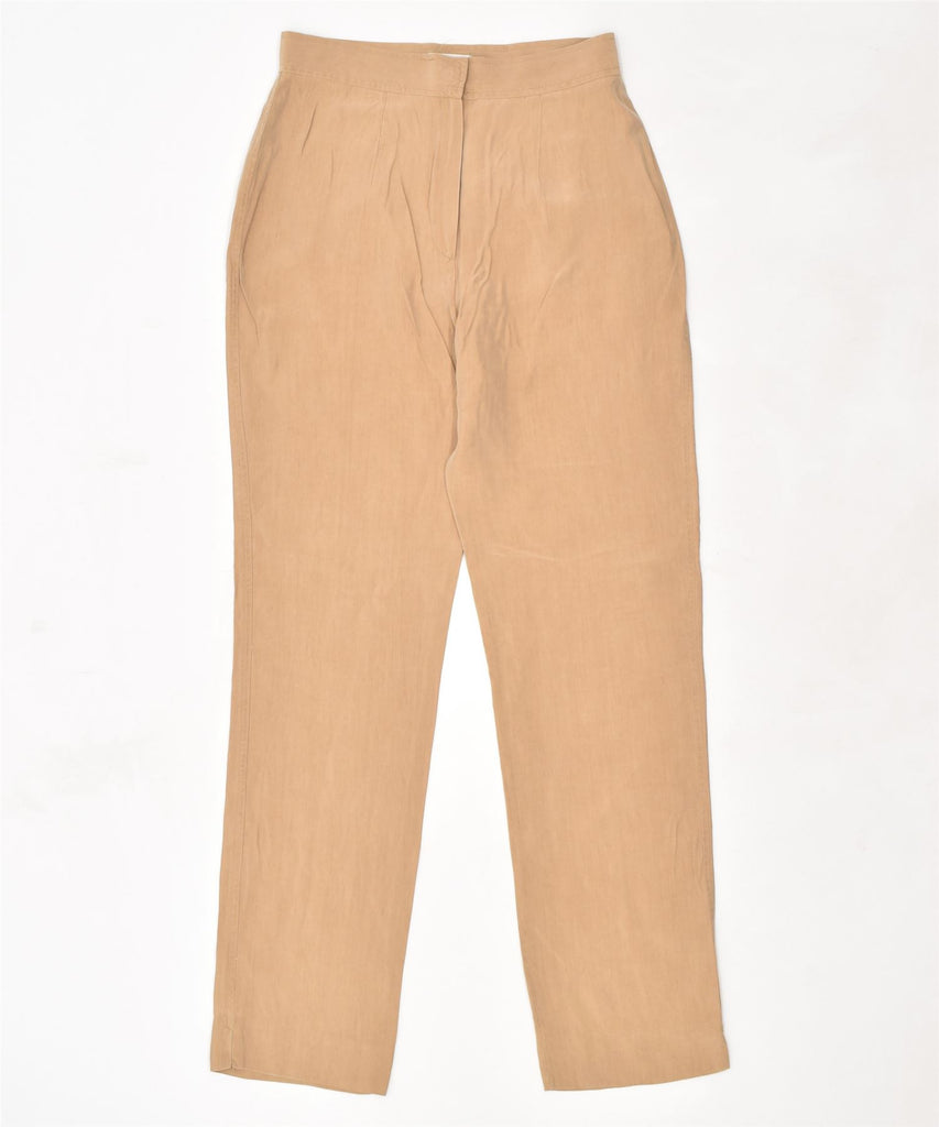 L'EQUIPE Womens Tapered Casual Trousers W28 L30 Beige | Vintage | Thrift | Second-Hand | Used Clothing | Messina Hembry 