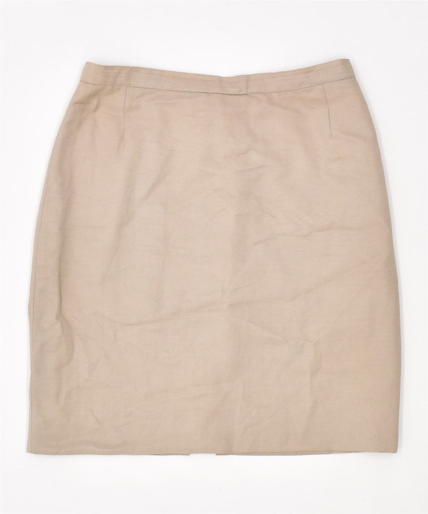 VINTAGE Womens Mini Skirt W26 Small Beige | Vintage | Thrift | Second-Hand | Used Clothing | Messina Hembry 