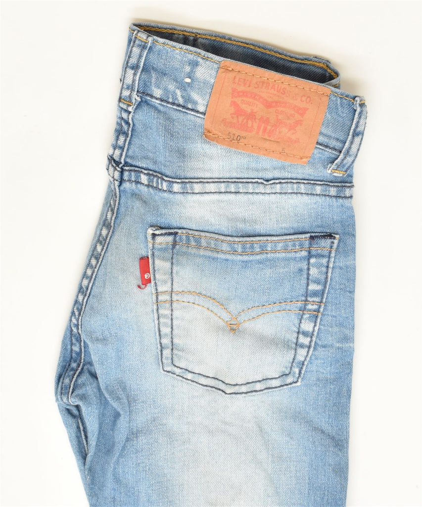 LEVI'S Girls 510 Skinny Jeans 4-5 Years W22 L19 Blue Cotton Classic | Vintage | Thrift | Second-Hand | Used Clothing | Messina Hembry 