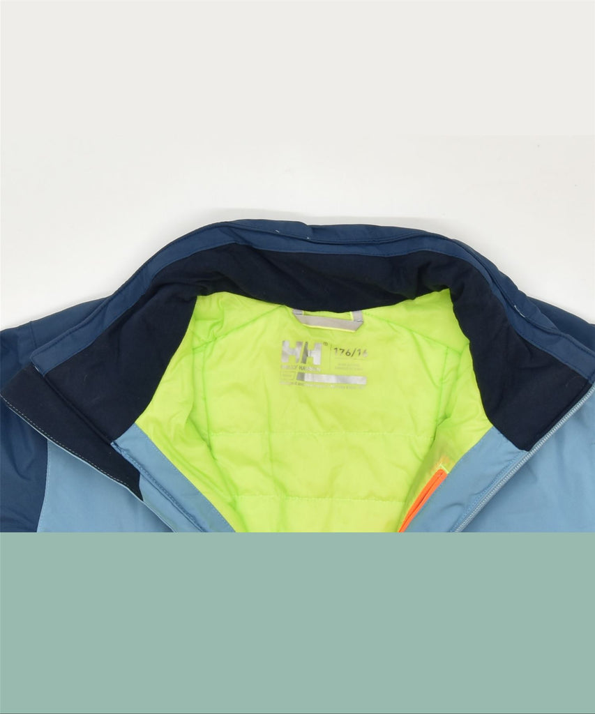 HELLY HANSEN Boys Windbreaker Jacket 15-16 Years Blue Polyester Classic | Vintage | Thrift | Second-Hand | Used Clothing | Messina Hembry 