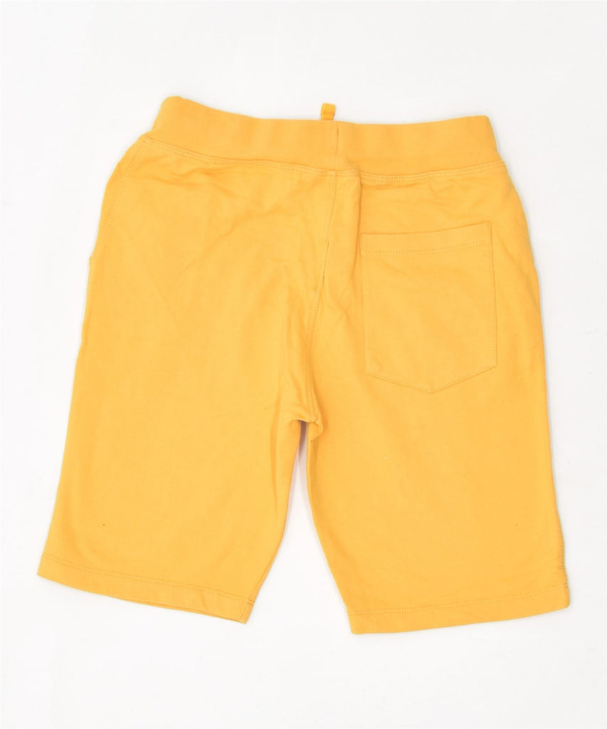 THINK PINK Boys Graphic Casual Shorts 7-8 Years Medium W24 Yellow Cotton | Vintage | Thrift | Second-Hand | Used Clothing | Messina Hembry 