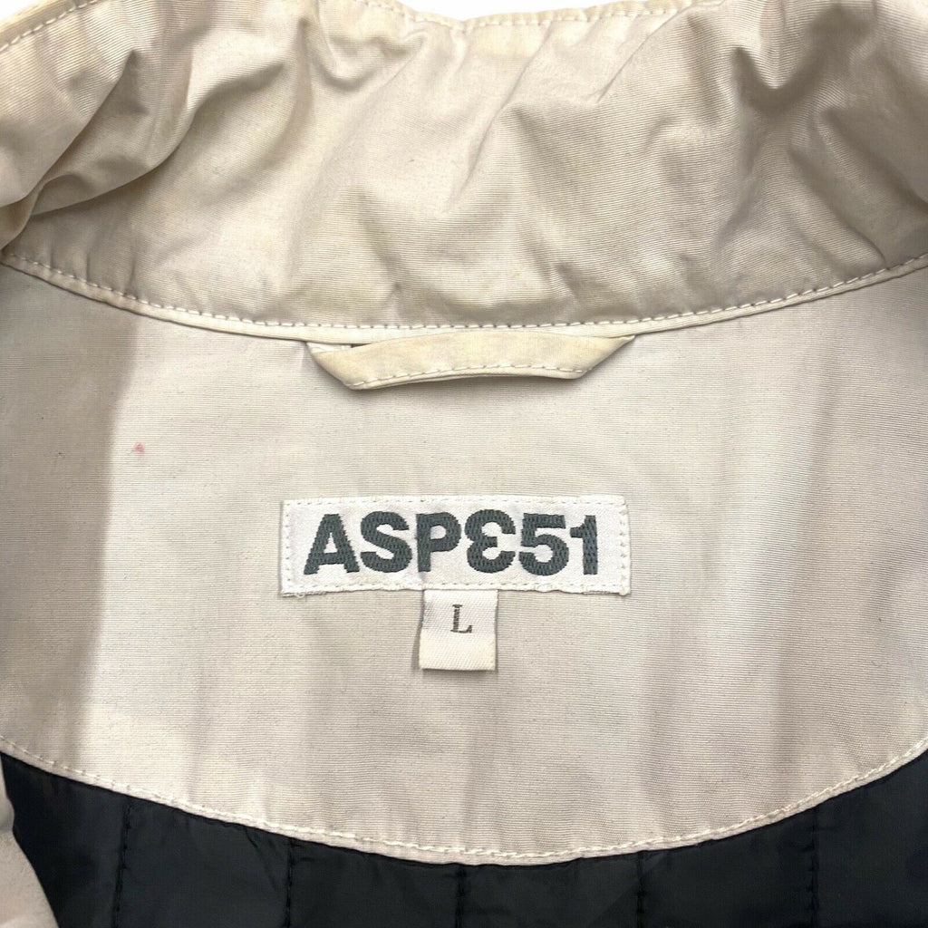 Aspesi Women's Thermal Quilted Nylon Jacket | Vintage High End Designer Grey VTG | Vintage Messina Hembry | Thrift | Second-Hand Messina Hembry | Used Clothing | Messina Hembry 